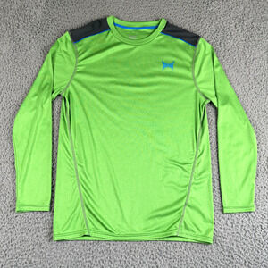 Tapout Shirt Men's Large Green Long Sleeve‎ Martial Arts Performance Compression